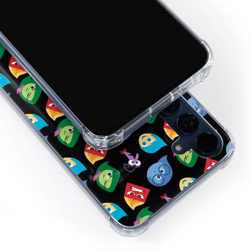Disney Inside Out Character Pattern Galaxy A35 5G Clear Case